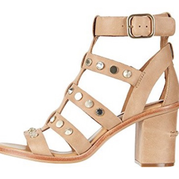 UGG Macayla Studded Bling Block Heel Sandal 9.5 - Picture 2 of 3